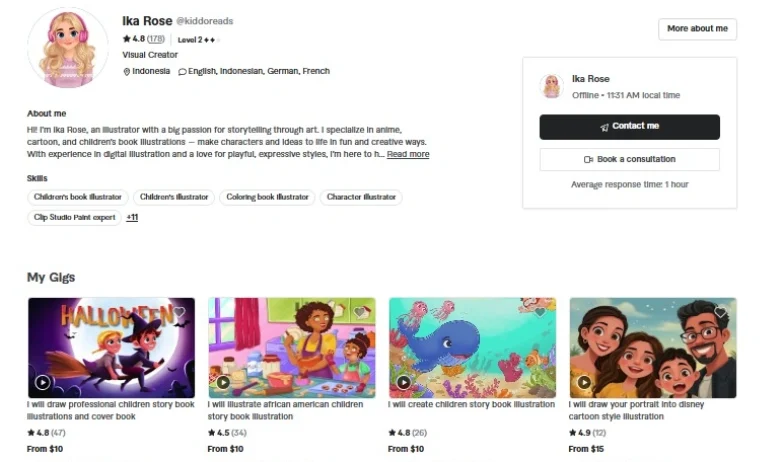 Children book store